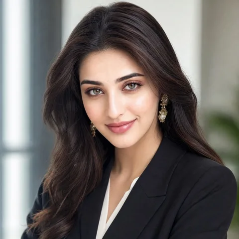 Portrait of Aria Mehra, Head of Content Creation